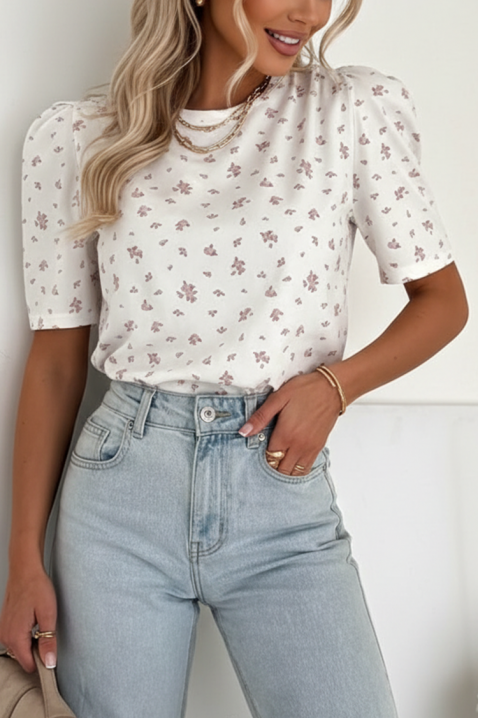 Koszulka DAFNILDA WHITE, Kolor : biały, IVET.PL - Modna odzież