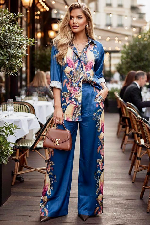 Komplet GLERMONA BLUE, Kolor : chabrowy, IVET.PL - Modna odzież