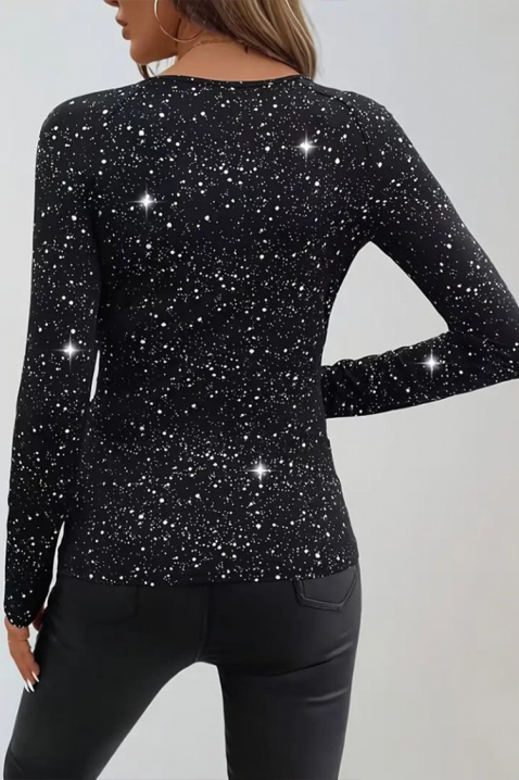 Bluzka AMOLZINA, Kolor : czarny, IVET.PL - Modna odzież