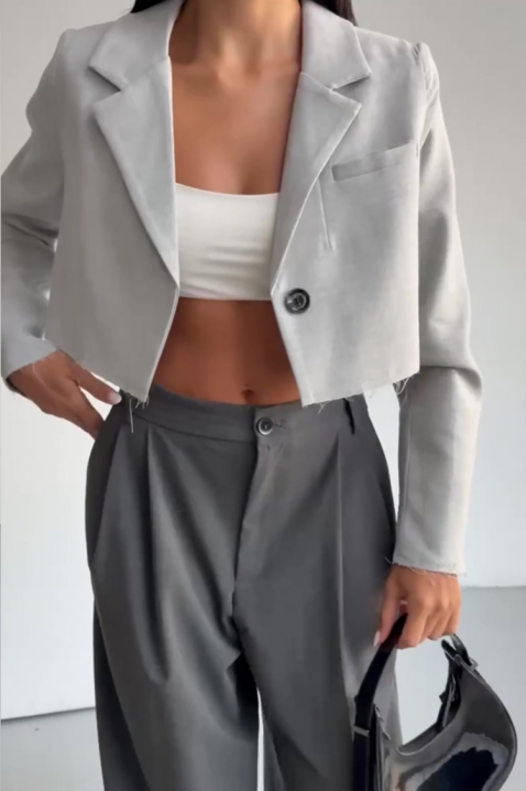 Marynarka CRALONDA GREY, Kolor : szary, IVET.PL - Modna odzież