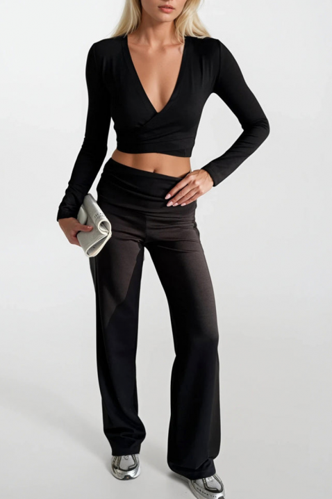 Komplet PERTOVA BLACK, Kolor : czarny, IVET.PL - Modna odzież