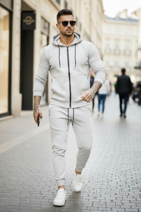 Komplet TARMON LIGHT GREY, Kolor : jasnnoszary, IVET.PL - Modna odzież