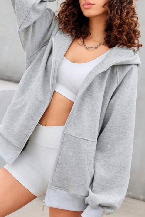 Bluza BLAGELDA GREY, Kolor : szary, IVET.PL - Modna odzież