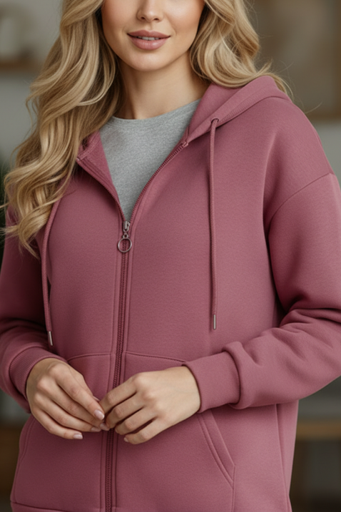 Bluza BLAGELDA PINK, Kolor : różowy, IVET.PL - Modna odzież