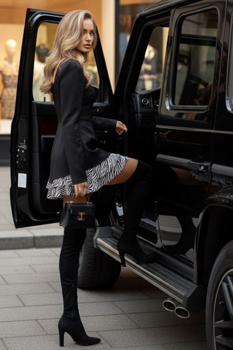 Sukienka DENGIOZA, Kolor : czarny, IVET.PL - Modna odzież