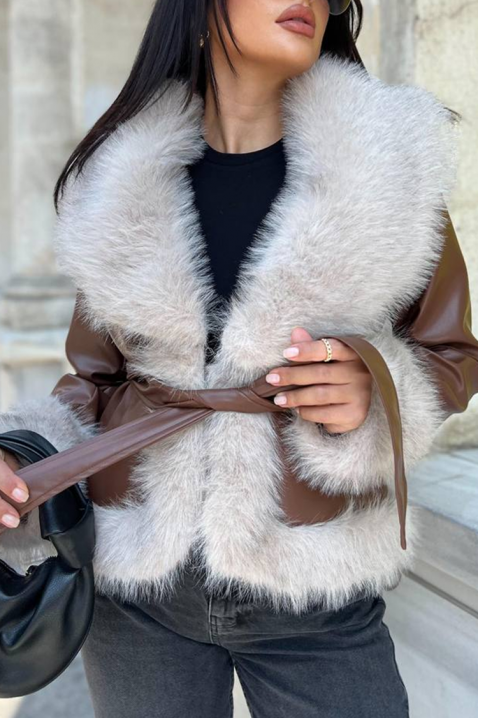 Kurtka HUDILZA CAMEL, Kolor : jasnobrązowy, IVET.PL - Modna odzież