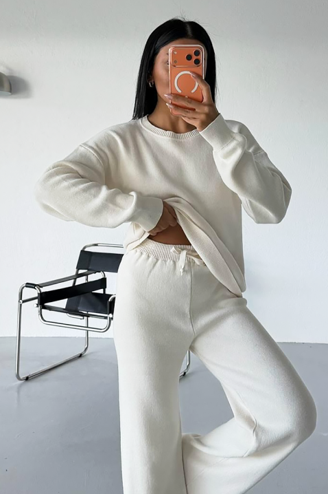 Komplet FOLDENZA ECRU, Kolor : ecru, IVET.PL - Modna odzież