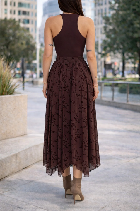 Spódnica LOPLANDA, Kolor : brązowy, IVET.PL - Modna odzież