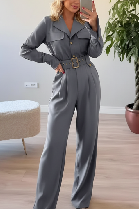 Kombinezon KOROLTA GREY, Kolor : szary, IVET.PL - Modna odzież