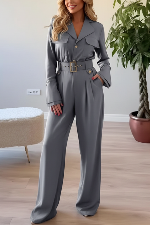 Kombinezon KOROLTA GREY, Kolor : szary, IVET.PL - Modna odzież