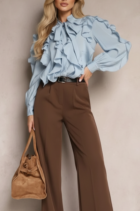 Koszula VOLANDA SKY, Kolor : błękitny, IVET.PL - Modna odzież