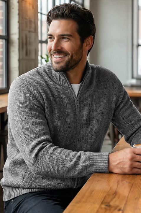 Kardigan TIMBO GRAFIT, Kolor : grafitowy, IVET.PL - Modna odzież