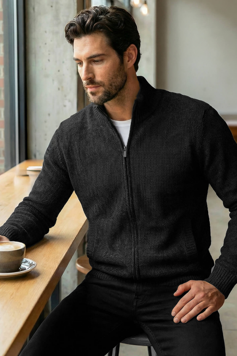 Kardigan TIMBO BLACK, Kolor : czarny, IVET.PL - Modna odzież