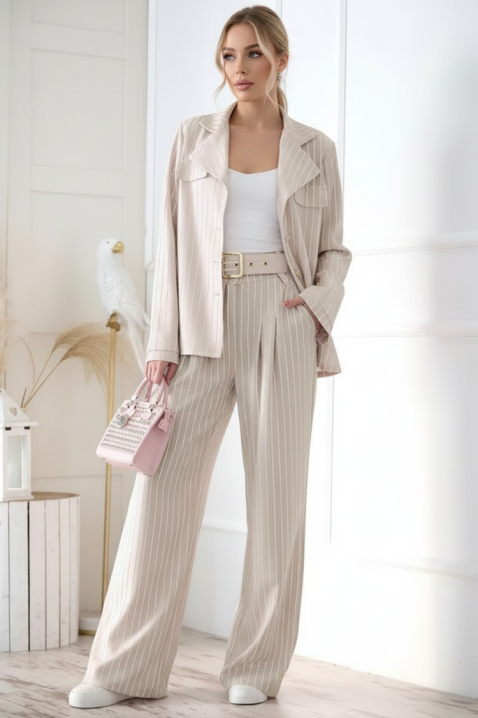 Komplet ASENSORA ECRU, Kolor : ecru, IVET.PL - Modna odzież