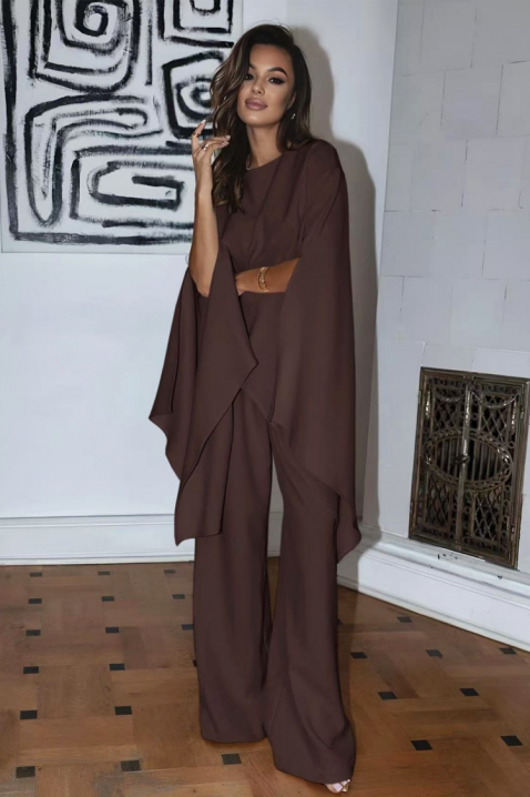 Komplet FESTOLDA BROWN, Kolor : brązowy, IVET.PL - Modna odzież