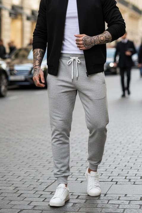 Spodnie LORODO GREY, Kolor : szary, IVET.PL - Modna odzież