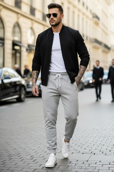 Spodnie LORODO GREY, Kolor : szary, IVET.PL - Modna odzież