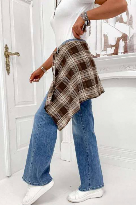 Jeansy SCARDELZA BLUE, Kolor : chabrowy, IVET.PL - Modna odzież