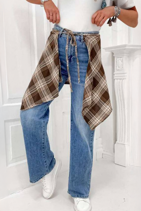 Jeansy SCARDELZA BLUE, Kolor : chabrowy, IVET.PL - Modna odzież