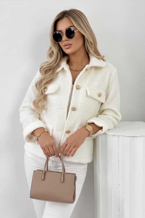 Kurtka REDIOLJA ECRU, Kolor : ecru, IVET.PL - Modna odzież