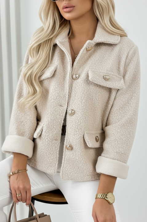 Kurtka REDIOLJA BEIGE, Kolor :  beżowy, IVET.PL - Modna odzież