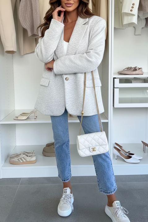 Marynarka COACHELZA LIGHT GREY