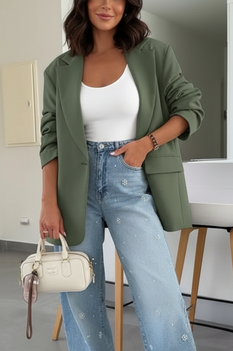 Marynarka COACHELZA ОLIVE, Kolor : oliwkowy, IVET.PL - Modna odzież