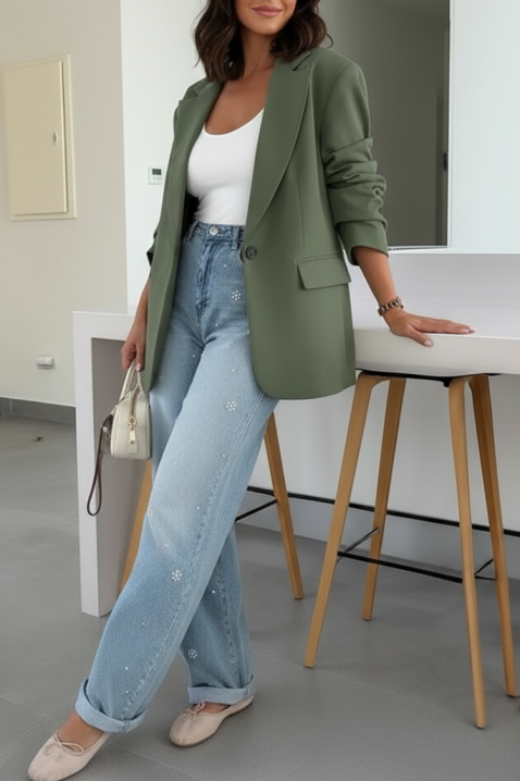 Marynarka COACHELZA ОLIVE, Kolor : oliwkowy, IVET.PL - Modna odzież