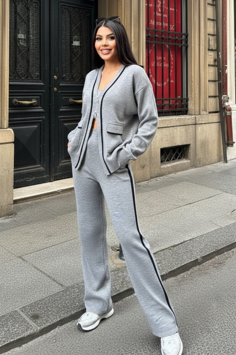 Komplet TROHELMA GREY, Kolor : szary, IVET.PL - Modna odzież