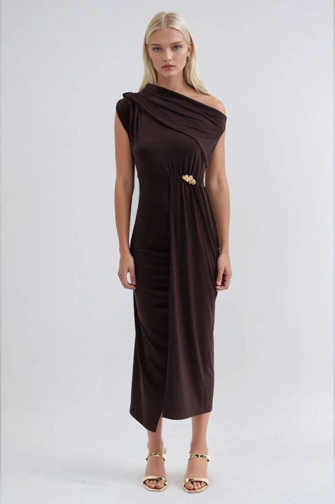 Sukienka MINORELA BROWN, Kolor : brązowy, IVET.PL - Modna odzież