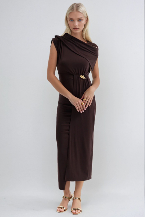 Sukienka MINORELA BROWN, Kolor : brązowy, IVET.PL - Modna odzież