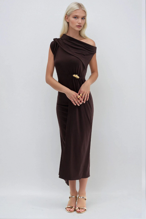 Sukienka MINORELA BROWN, Kolor : brązowy, IVET.PL - Modna odzież