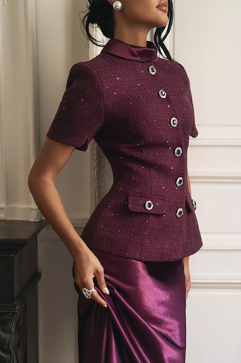 Komplet BIRKINZA PURLE, Kolor : fioletowy, IVET.PL - Modna odzież