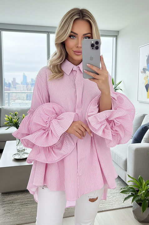 Koszula BRENILGA PINK, Kolor : różowy, IVET.PL - Modna odzież