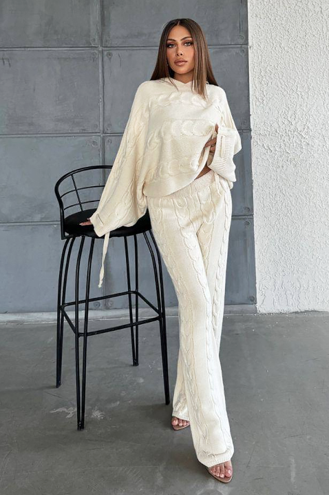 Komplet VOLZENA ECRU, Kolor : ecru, IVET.PL - Modna odzież