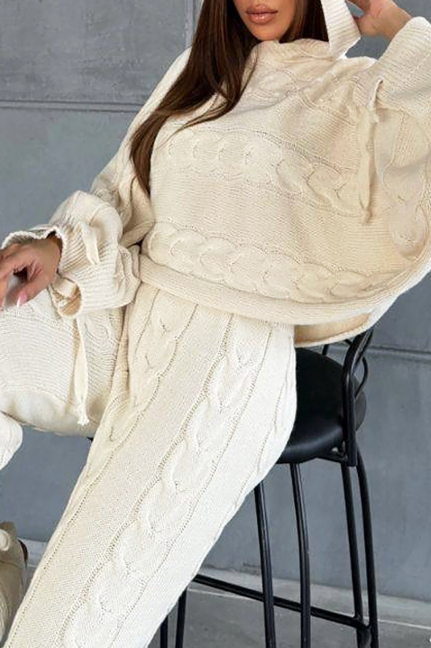 Komplet VOLZENA ECRU, Kolor : ecru, IVET.PL - Modna odzież