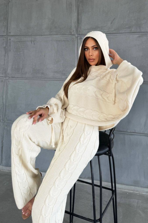 Komplet VOLZENA ECRU, Kolor : ecru, IVET.PL - Modna odzież