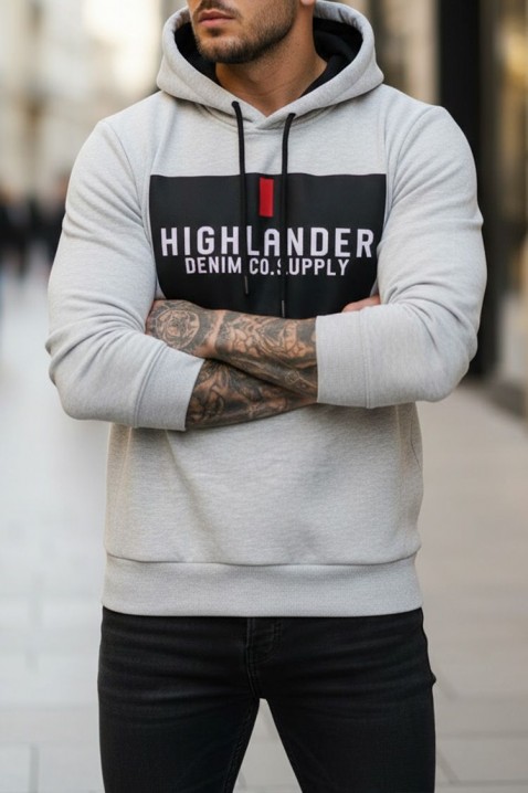 Bluza MEFRIDO LIGHT GREY, Kolor : jasnnoszary, IVET.PL - Modna odzież