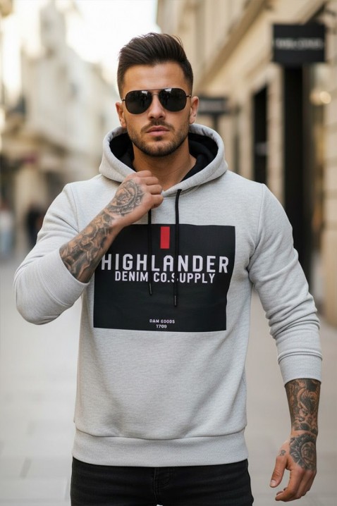 Bluza MEFRIDO LIGHT GREY, Kolor : jasnnoszary, IVET.PL - Modna odzież