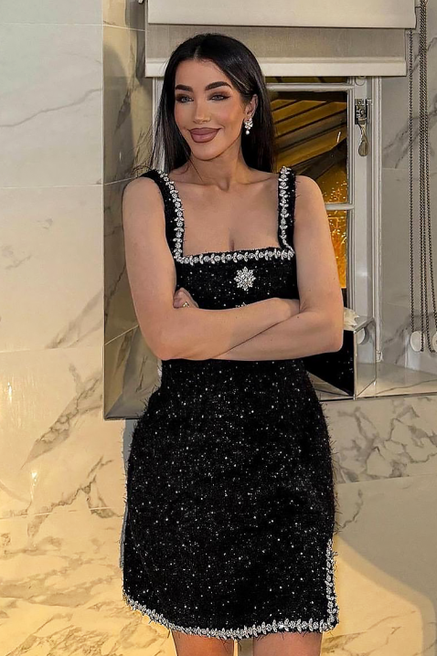 Sukienka JULINZA, Kolor : czarny, IVET.PL - Modna odzież