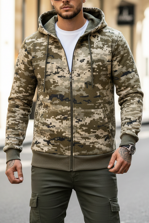 Bluza DERIFO, Kolor : khaki, IVET.PL - Modna odzież