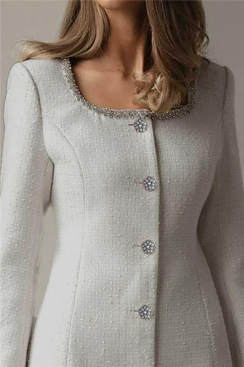 Sukienka MIRFELDA WHITE, Kolor : biały, IVET.PL - Modna odzież