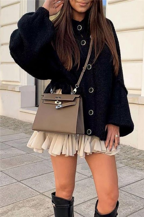 Kardigan NIVELZA BLACK, Kolor : czarny, IVET.PL - Modna odzież