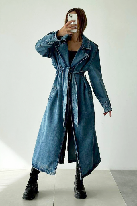 Trencz ZUARDA, Kolor : chabrowy, IVET.PL - Modna odzież