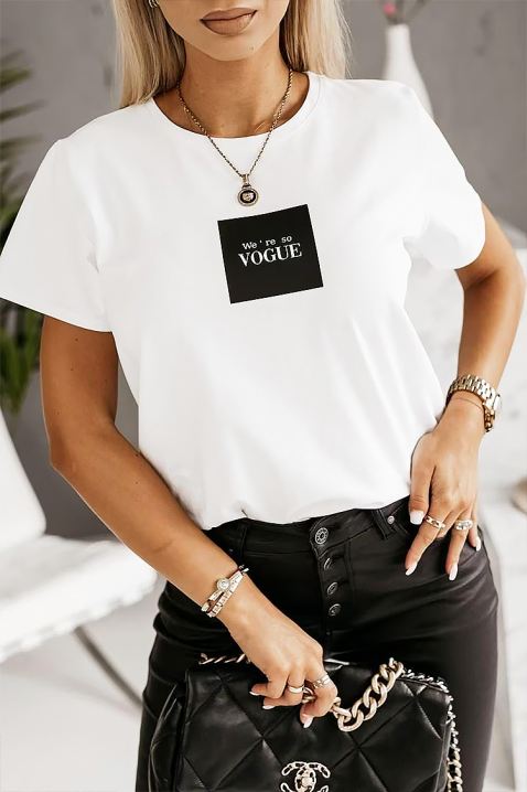 Koszulka SELRINDA, Kolor : biały, IVET.PL - Modna odzież