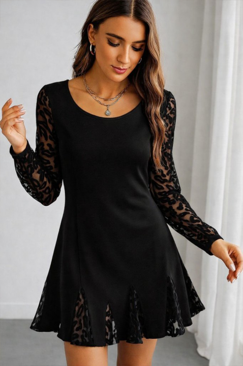 Sukienka FLORFENA, Kolor : czarny, IVET.PL - Modna odzież