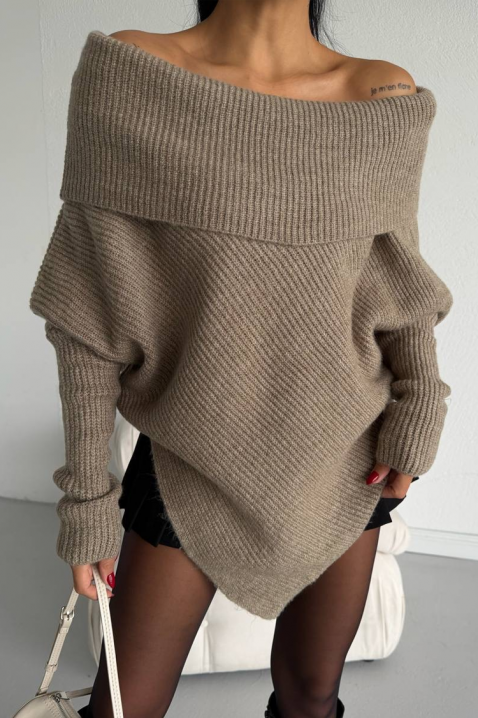 Sweter FIONDELA BEIGE, Kolor :  beżowy, IVET.PL - Modna odzież