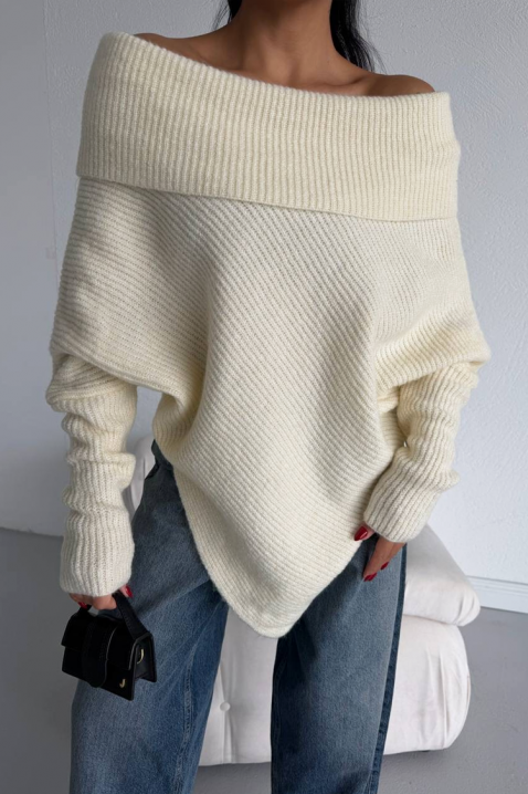 Sweter FIONDELA ECRU, Kolor : ecru, IVET.PL - Modna odzież