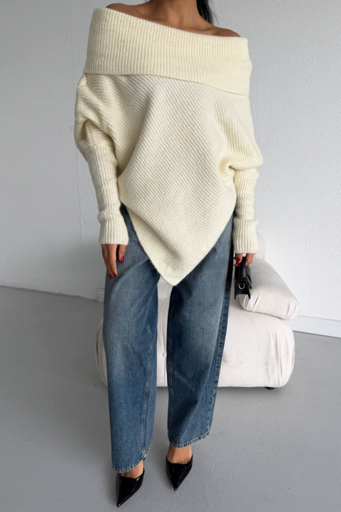 Sweter FIONDELA ECRU, Kolor : ecru, IVET.PL - Modna odzież