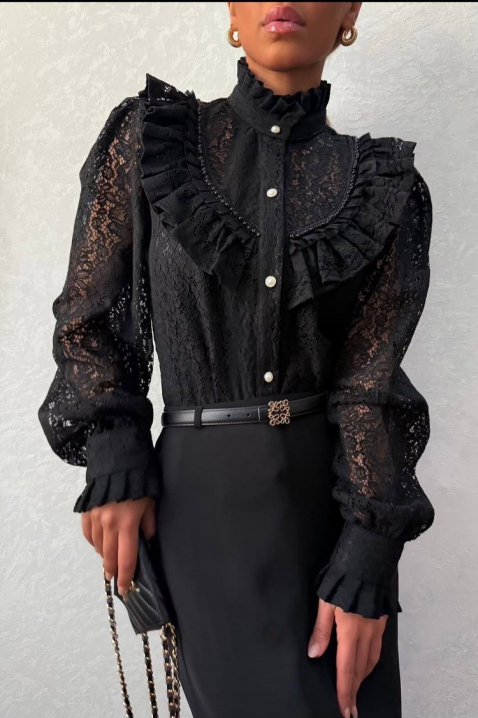 Koszula GLENDILA BLACK, Kolor : czarny, IVET.PL - Modna odzież